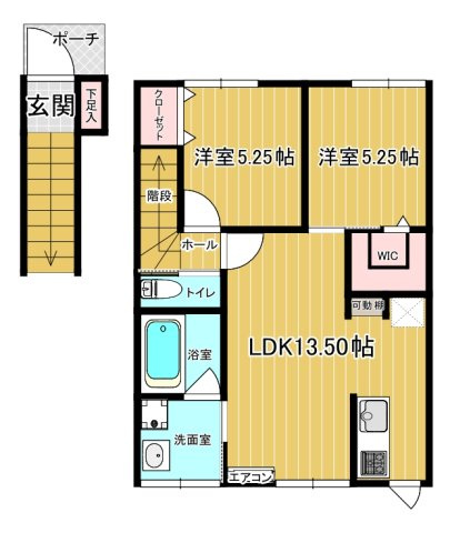 FareEstⅡ（ファーレエスト）の間取り
