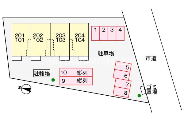ルミエール　和の区画図