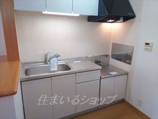 広島市安佐北区亀山７丁目のアパートのキッチン|2024年に交換済み！