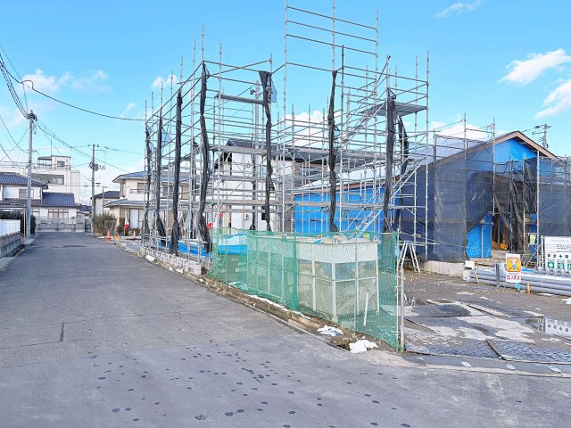 新築戸建・新築建売　福島市瀬上町字桜町【ZEH水準住宅】瀬上小・北信中の前面道路含む現地写真