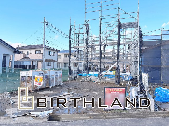 新築戸建・新築建売　福島市瀬上町字桜町【ZEH水準住宅】瀬上小・北信中の外観|車通りが少なく静かな住宅街に立地♪前面道路も穏やかな雰囲気でゆったりとした暮らしができます♪