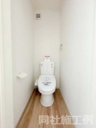 新築戸建・新築建売　福島市瀬上町字桜町【ZEH水準住宅】瀬上小・北信中のトイレ|同社施工例