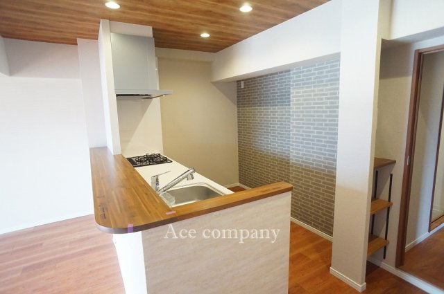 【キッチン】 | ファミールハイツ八尾A棟 | 対面式のカウンターキッチンです♪