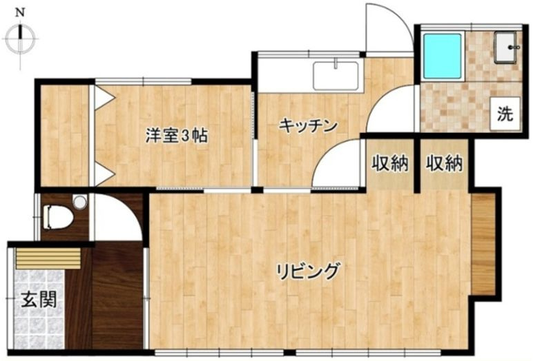 都城市久保原町の中古一戸建の間取り