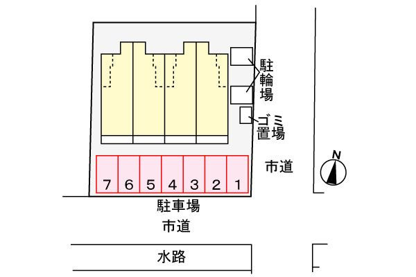 エスポア　ハイム　大高の駐車場