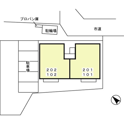 【区画図】 | グリーンハイツ