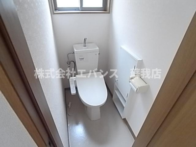 【トイレ】 | ハイツアムール貸家 | 清潔感のあるトイレです