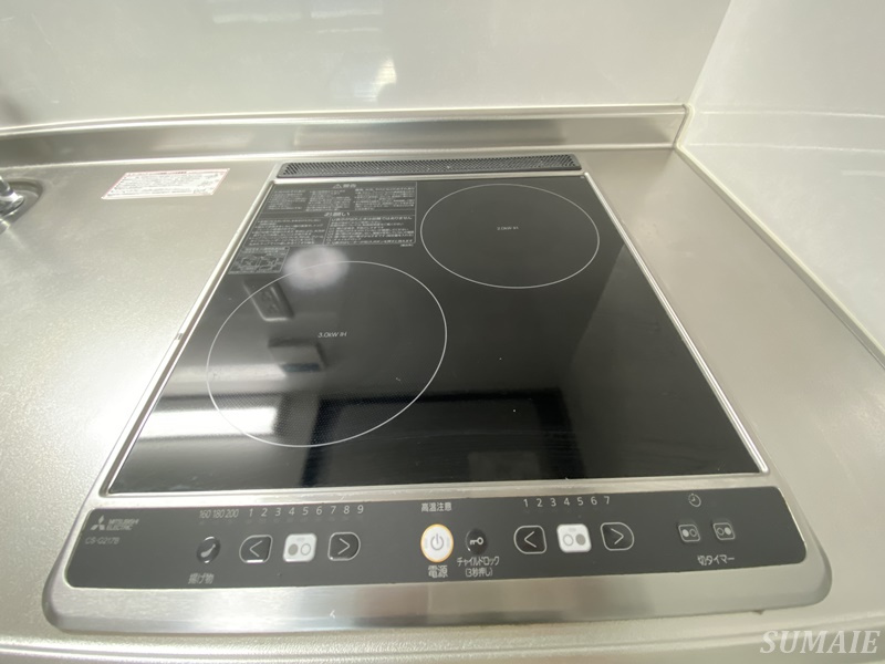 プラチナフォルム駒込のキッチン|2口IHコンロです☆