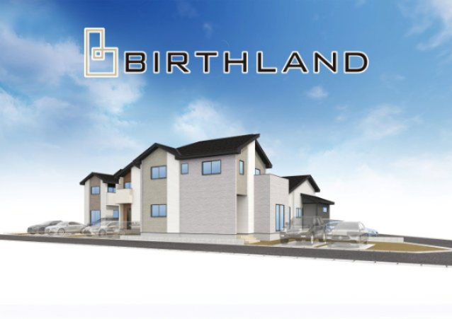 新築戸建・新築建売　福島市瀬上町字桜町【ZEH水準住宅】瀬上小・北信中の外観パース|【外観予想図】2026年3月完成予定