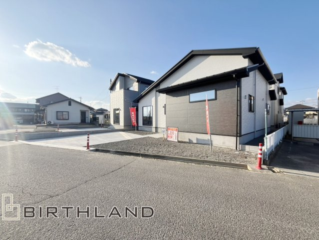 新築戸建・新築建売　福島市瀬上町字桜町【ZEH水準住宅】瀬上小・北信中の前面道路含む現地写真|前面道路