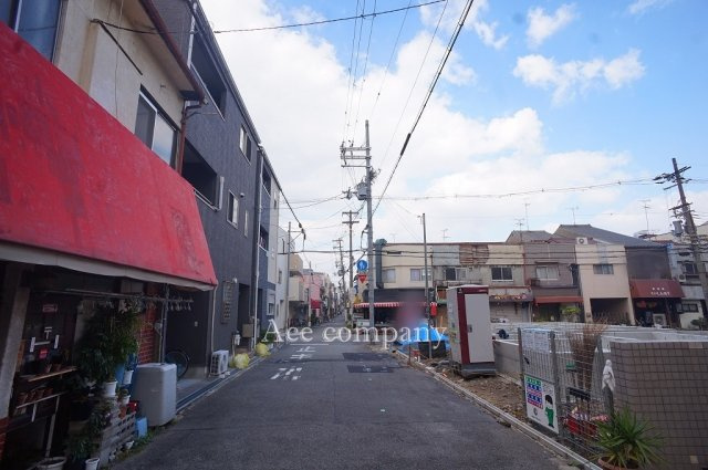 【前面道路含む現地写真】 | 生野区田島3丁目　【2号棟/全4区画】 | 【前面道路：幅員約5.4ｍ☆】