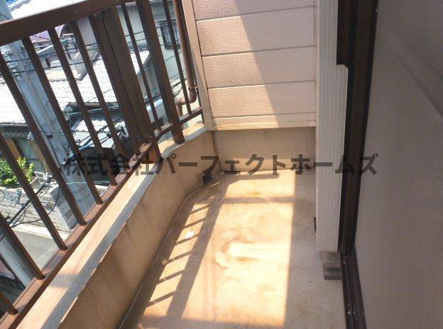 錦町戸建　賃貸のバルコニー|広々としたバルコニーです