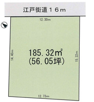 売地　昭島市松原町4丁目　全1区画の画像
