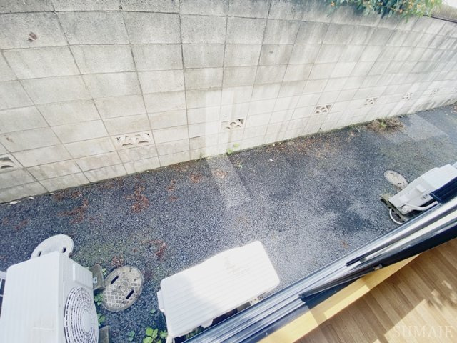 ハイム国府台Ⅱのバルコニー