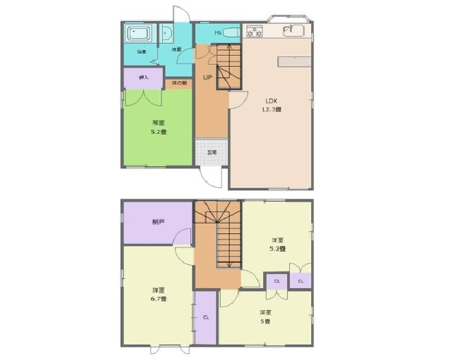 【間取り】 | 間取りは4SLDKになります。