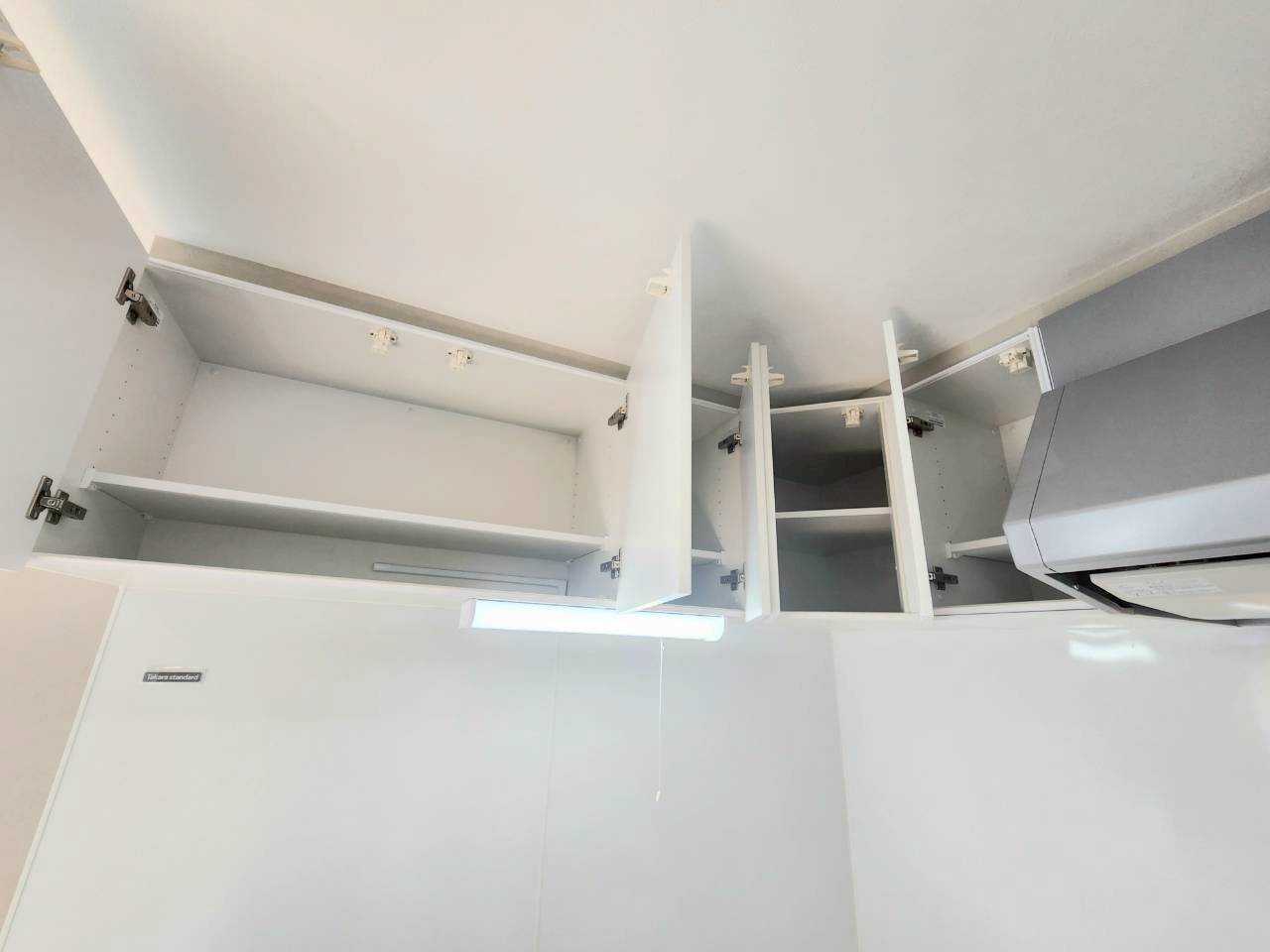 RESET HOUSE－リセットハウス小倉南区葛原2丁目2期のキッチン|キッチン上の吊戸棚♪