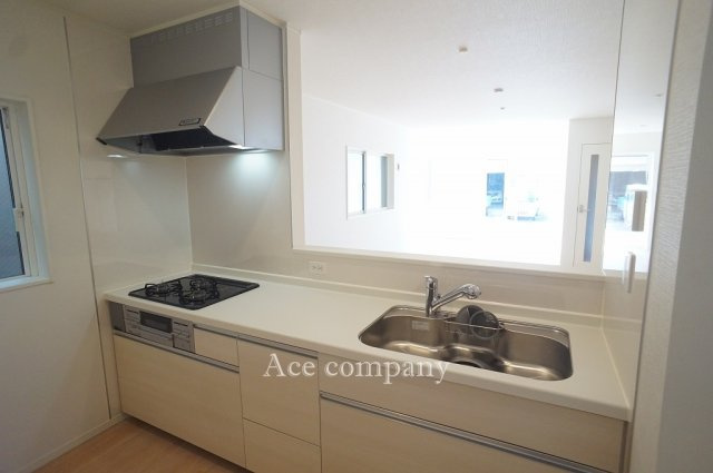 【キッチン】 | 東大阪市大蓮南2丁目　【1号棟/全2棟】 | 【システムキッチン☆3口ガスコンロ☆】