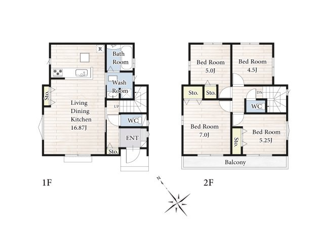 【間取り】 | 陽の光をたっぷりと浴びながら気持ち良く生活が出来ます。夢のマイホーム、夢ではなく実現出来ます！見学・ご相談等、お気軽にご連絡下さい。
