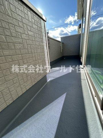 入間市小谷田22期のバルコニー