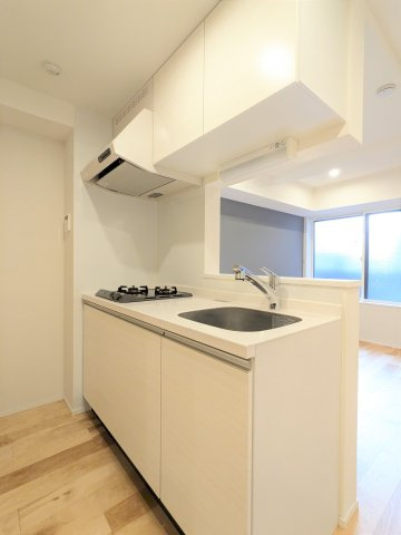 カサプレミア代田のキッチン|コンパクトなキッチンで掃除もラクラク