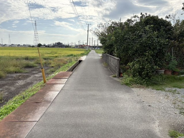 久留米市安武町　売り土地の外観