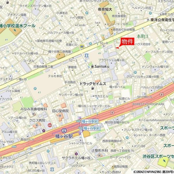 ブルークレール・Ｋの地図