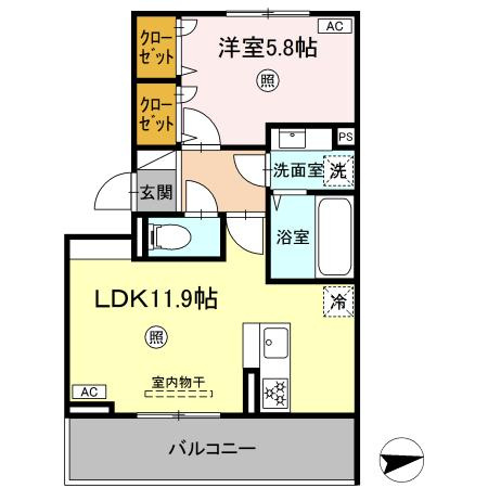 ピースフルの間取り