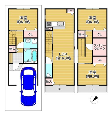 【参考プラン】 | 大東町売土地（建築条件なし） | 参考プラン図