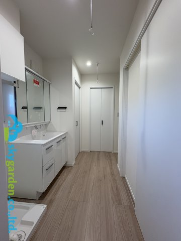 鎌倉市手広　新築戸建　全2棟2号棟の脱衣所