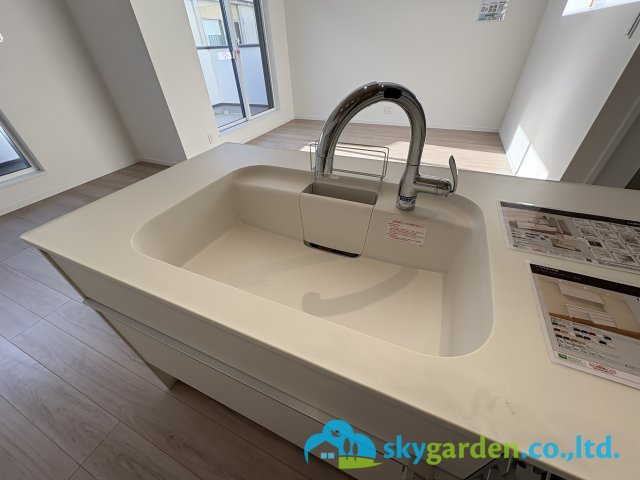 鎌倉市手広　新築戸建　全2棟2号棟のキッチン|キッチンシンク