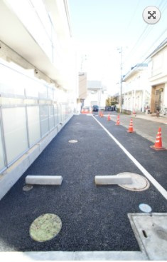 川崎市多摩区枡形６丁目の賃貸マンションの駐車場