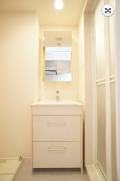 川崎市多摩区枡形６丁目の賃貸マンションの洗面所