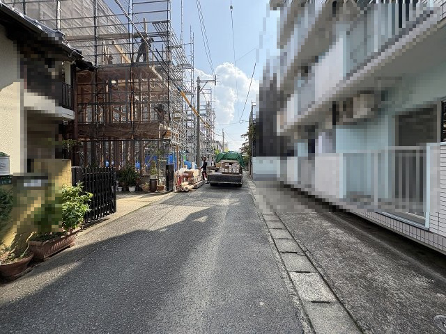 【その他】 | 大野城市中央1丁目1期　2号棟（全3棟）【仲介手数料無料・0円】 | 現地写真。前面道路です。