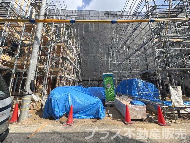 【外観】 | 大野城市中央1丁目1期　2号棟（全3棟）【仲介手数料無料・0円】 | 建築中の物件は、お近くのモデルハウスも一緒にご覧頂けます。