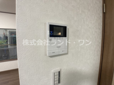 【防犯設備】 | 所沢市けやき台1丁目 | TVモニター付きインターホン