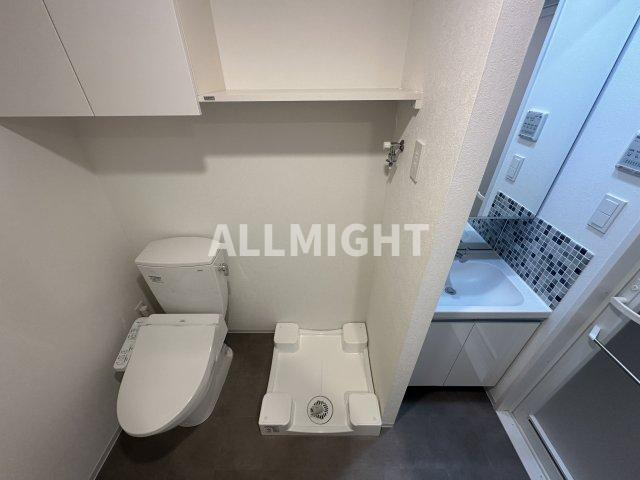 稲城市東長沼の賃貸マンションのトイレ|★お部屋探しはオールマイト不動産までご相談下さい♪