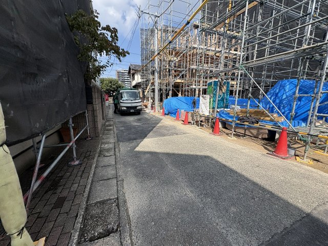 【その他】 | 大野城市中央1丁目1期　3号棟（全3棟）【仲介手数料無料・0円】 | 現地写真。前面道路です。