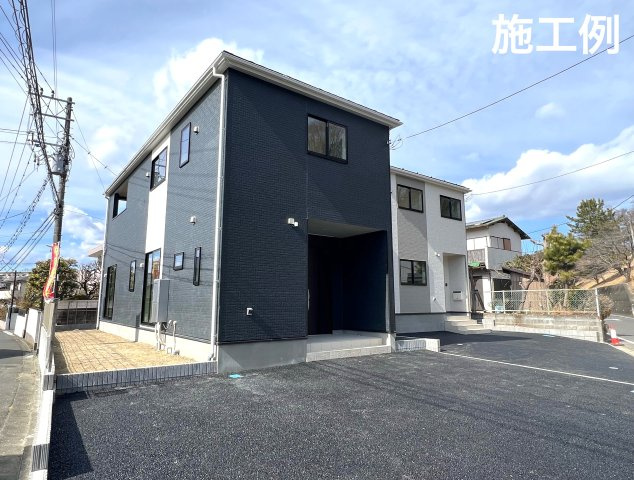 【外観】 | 開成町中之名　新築戸建て　カースペース3台駐車可能