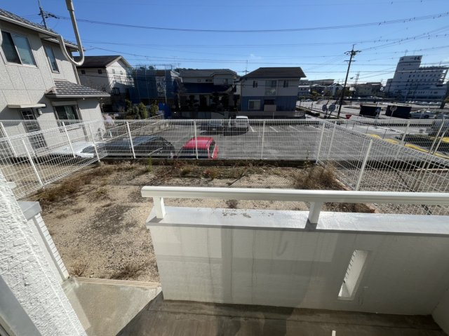 サンヒル上地のバルコニー