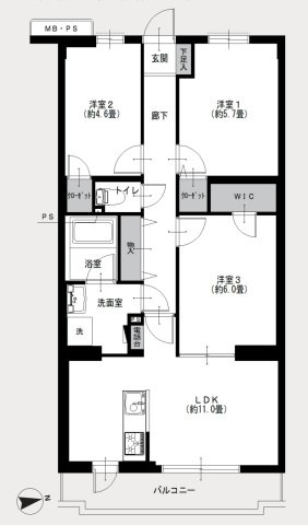 【間取り】 | 〇●クリオ藤沢伍番館●〇