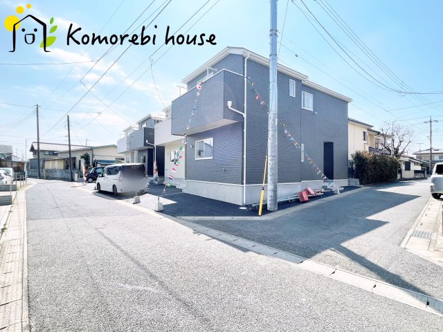 さいたま市西区土屋　第3　新築一戸建て　クレイドルガーデン　01の前面道路含む現地写真|前面道路含む現地写真です