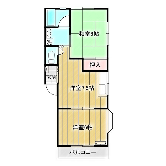 ベルゾーネ曙の間取り