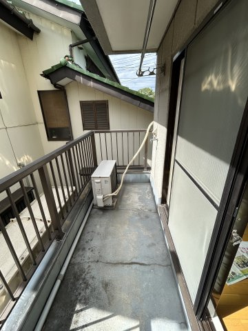 田所マンションのバルコニー