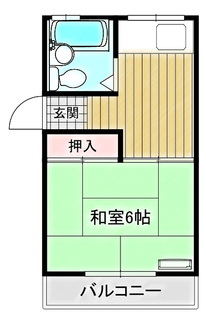 アートハイツⅠの間取り