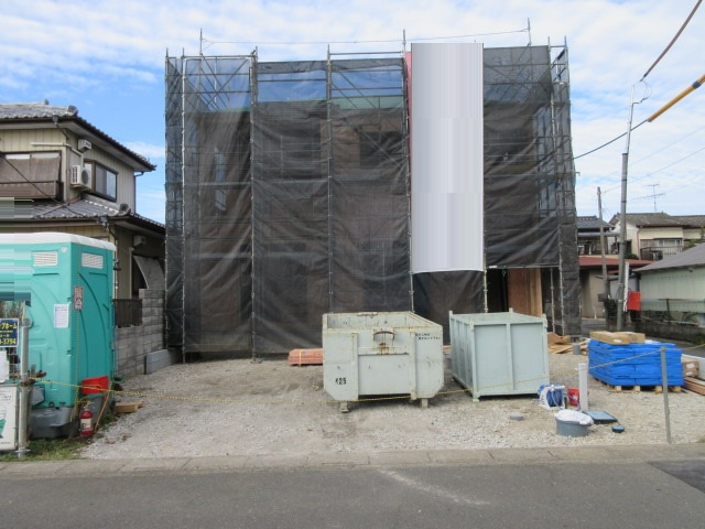 【仲介手数料無料】新築戸建　熊谷市江南中央1-5-21（全1棟）の前面道路含む現地写真