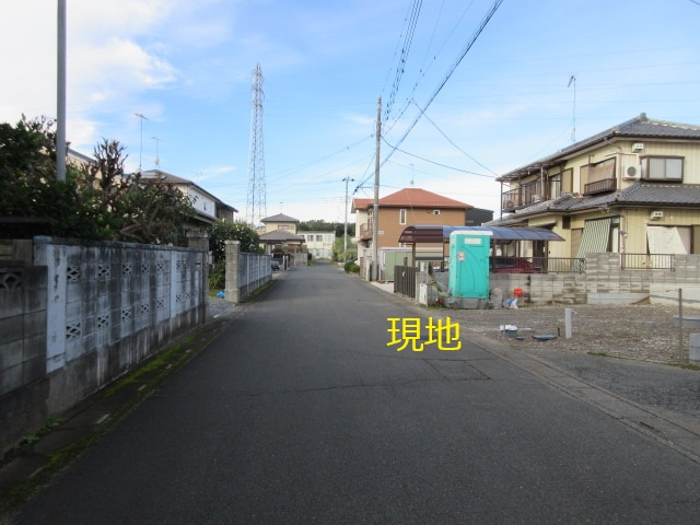 【仲介手数料無料】新築戸建　熊谷市江南中央1-5-21（全1棟）の前面道路含む現地写真