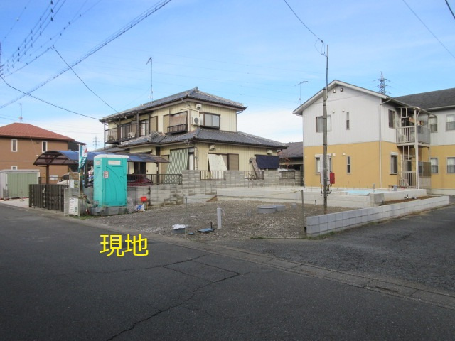 【仲介手数料無料】新築戸建　熊谷市江南中央1-5-21（全1棟）の前面道路含む現地写真