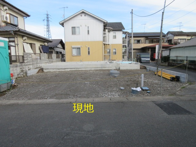 【仲介手数料無料】新築戸建　熊谷市江南中央1-5-21（全1棟）の前面道路含む現地写真