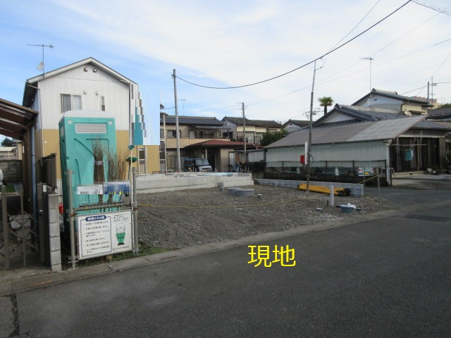 【仲介手数料無料】新築戸建　熊谷市江南中央1-5-21（全1棟）の前面道路含む現地写真