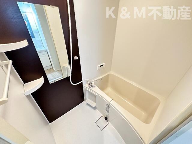 カーサ高柳の浴室|日々の疲れを癒すお風呂付です